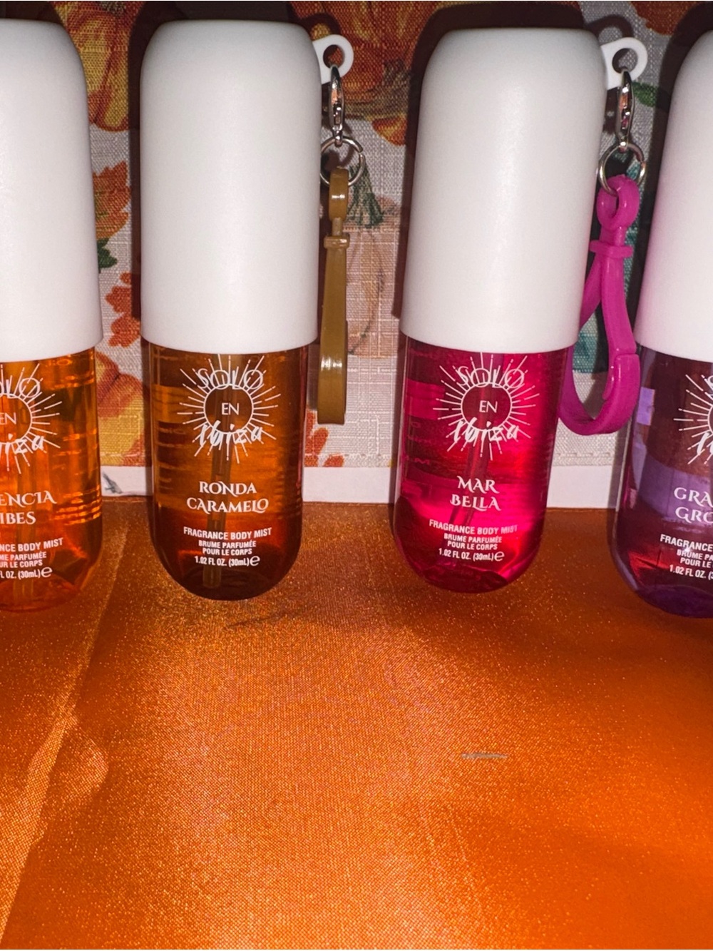 Pocket Fragrance Oils in Amber, Pink, Purple, Orange 4 for $20 / 1 for $5